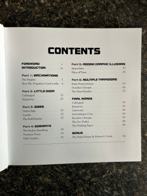 Machinations: Explorations Through The Trapdoor - Ben Harris (LIKE NEW)