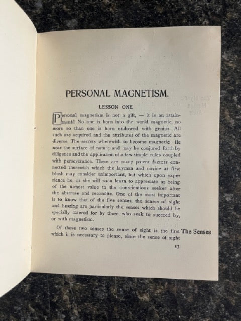 Personal Magnetism - Chas. J. Carter, L.L.B. (Carter the Great)