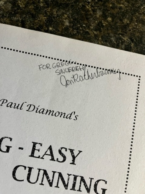 Paul Diamond's Big Easy Card Cunning - Jon Racherbaumer - SIGNED