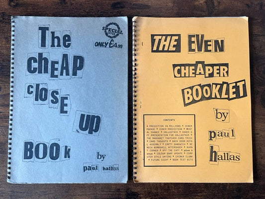 The Cheap Close-Up Book/ The Even Cheaper Booklet - Paul Hallas