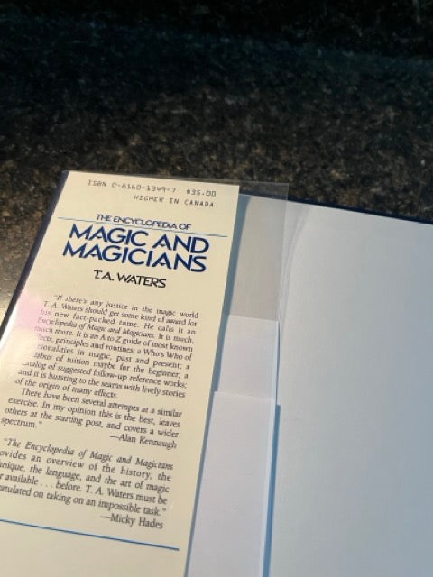 The Encyclopedia of Magic and Magicians - T.A. Waters