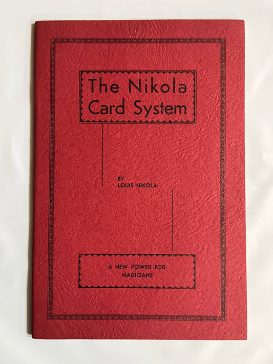 The Nikola Card System - Louis Nikola