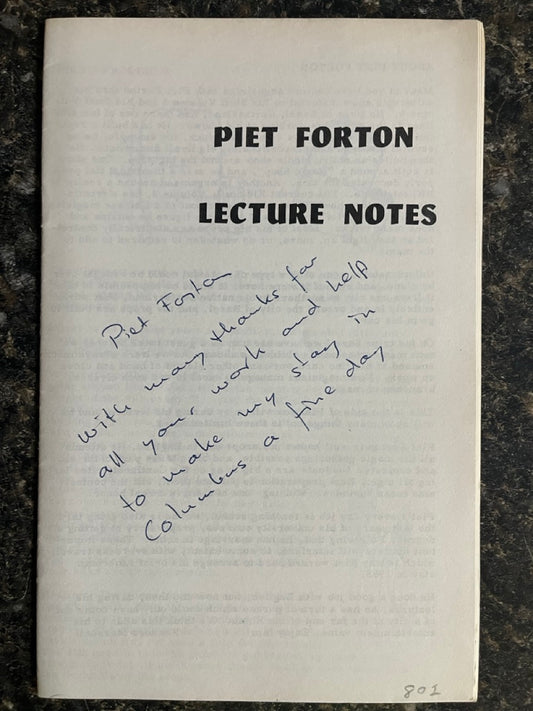 Piet Forton Lecture Notes (SIGNED)
