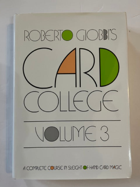Card College Vol. 3 - Roberto Giobbi