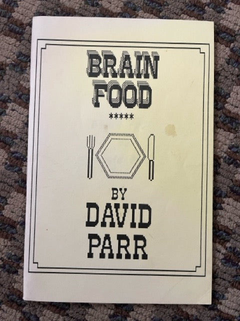 Brain Food - David Parr (1992 First edition softcover)