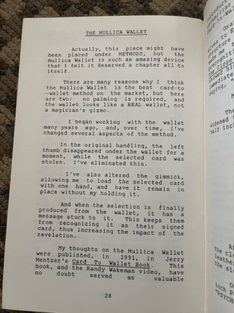 Brain Food - David Parr (1992 First edition softcover)