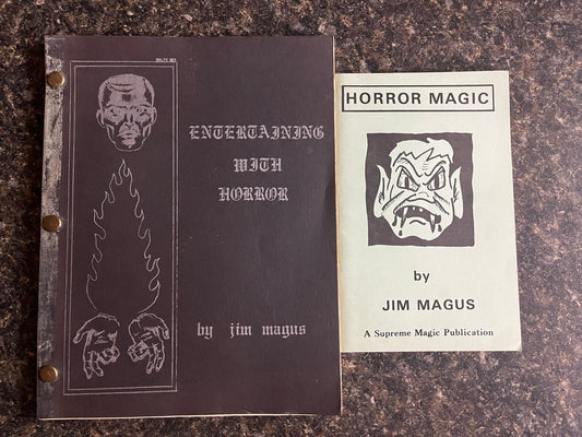 2 Jim Magus Items - Horror Magic,  Entertaining with Horror