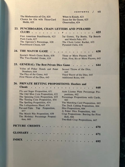 Scarne's Complete Guide to Gambling - John Scarne