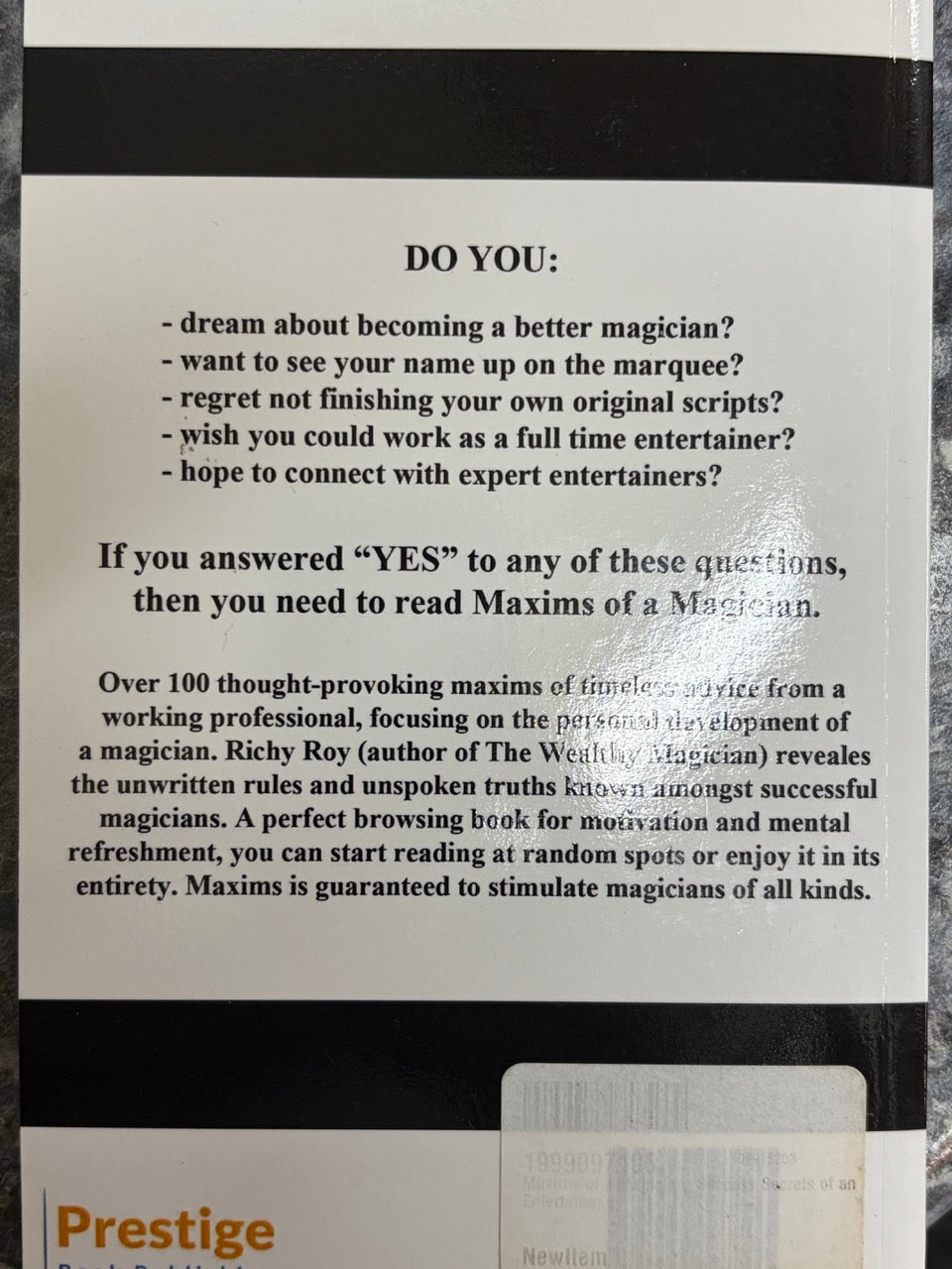 Maxims of a Magician - Richy Roy