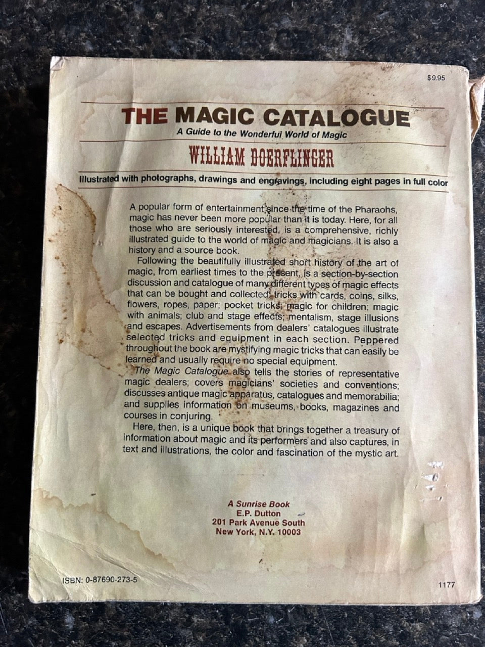 The Magic Catalogue - William Doerflinger (softcover)