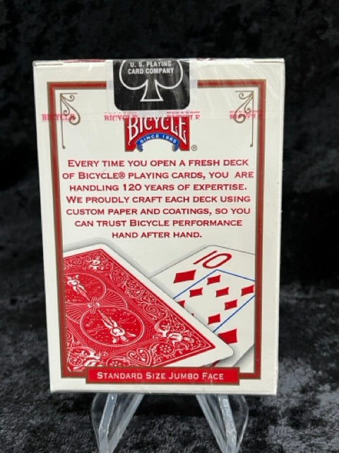 Bicycle Poker Size Jumbo Index Playing Cards (Tom Craven estate)(SM7)
