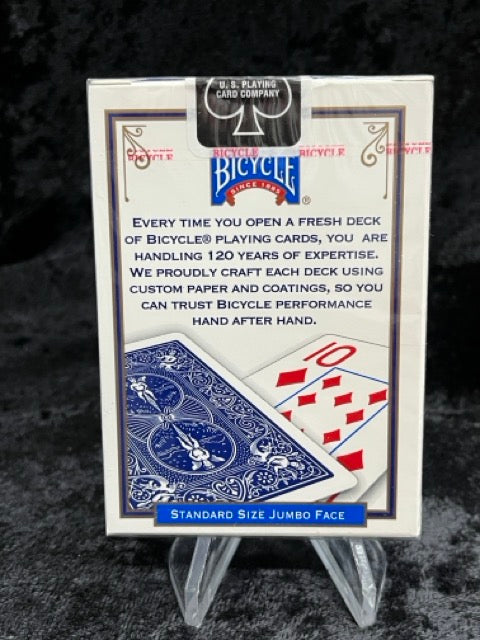 Bicycle Poker Size Jumbo Index Playing Cards (Tom Craven estate)(SM7)