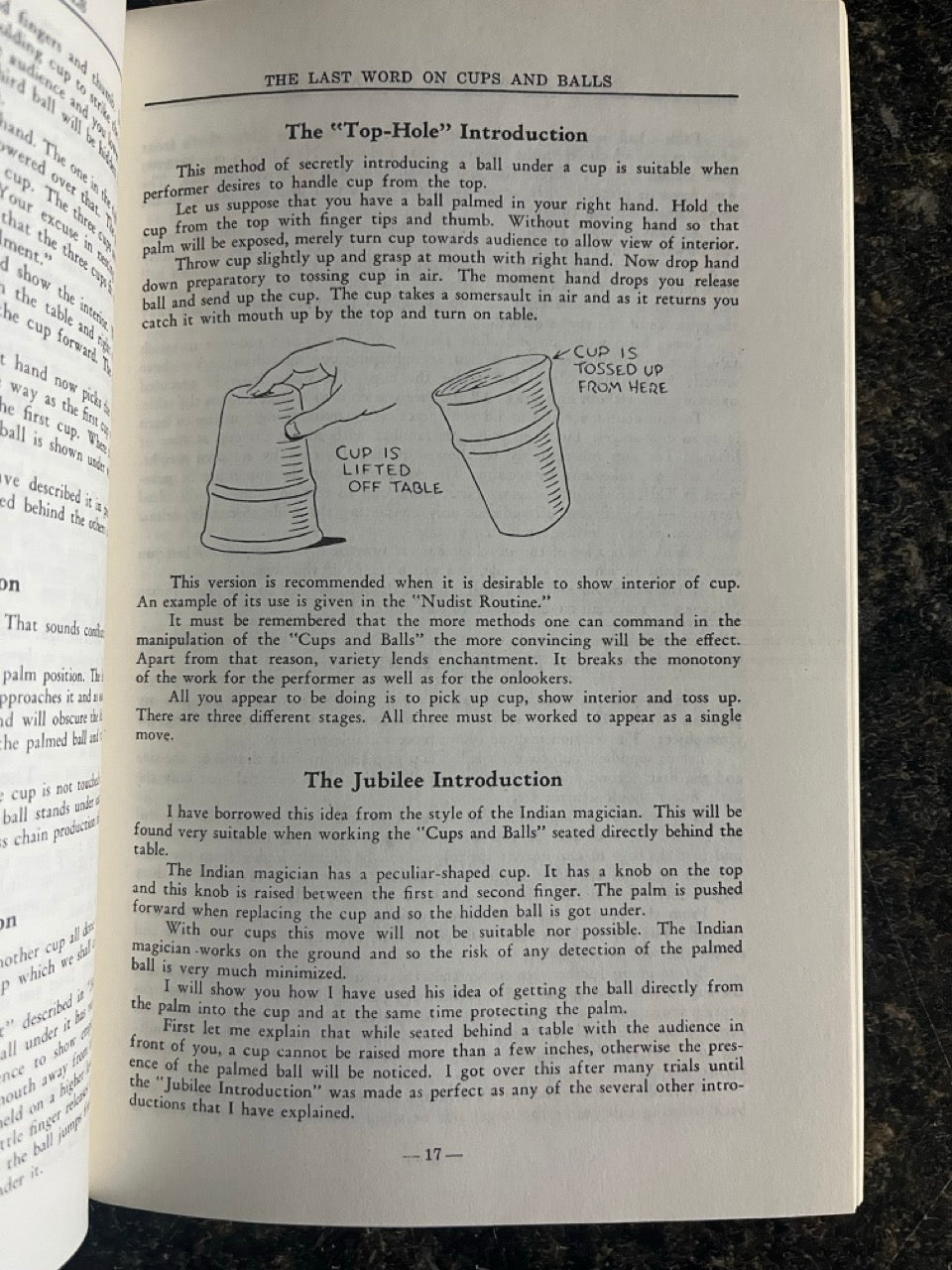 The Last Word on Cups and Balls - Eddie Joseph (Booklet)
