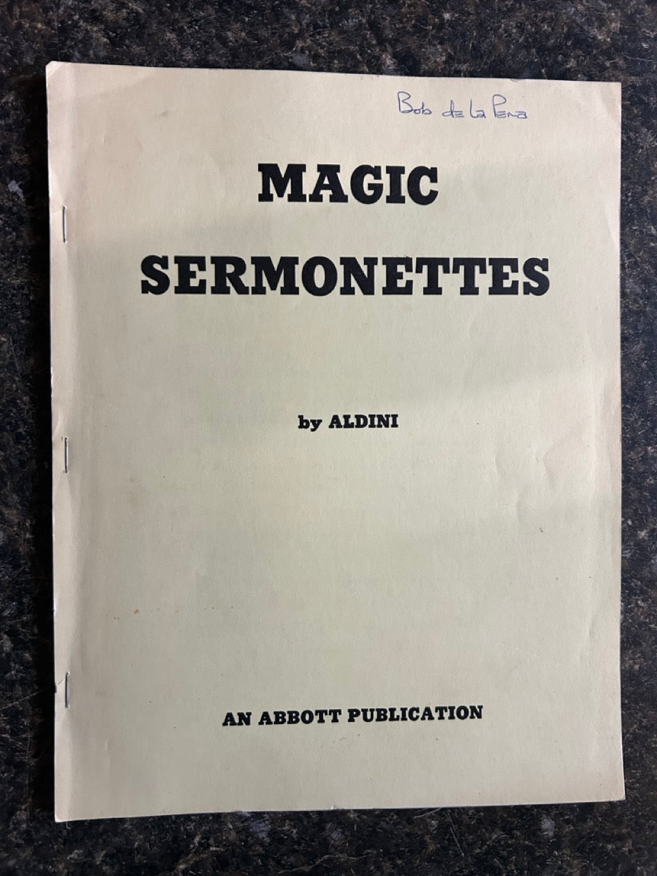 Magic Sermonettes - Aldini