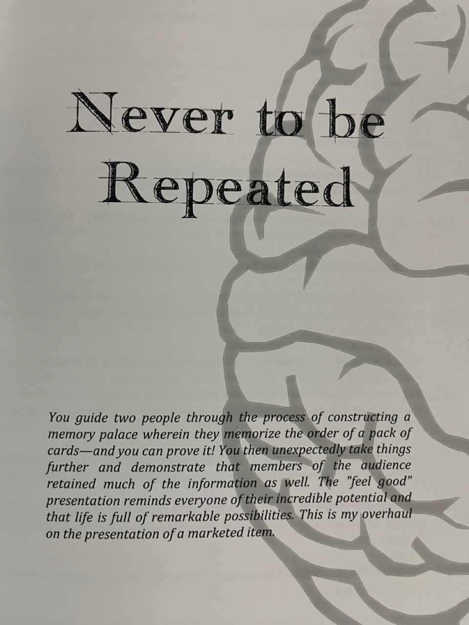 Architect of the Mind - Drew Backenstoss