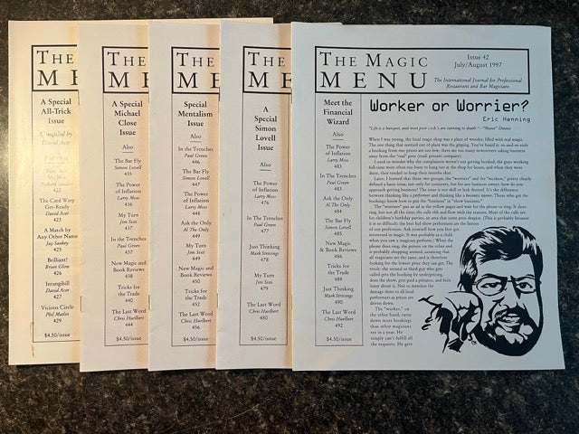 The Magic Menu (5 issues) - Jim Sisti