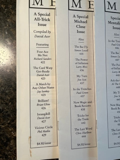 The Magic Menu (5 issues) - Jim Sisti