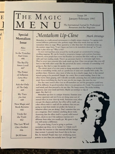 The Magic Menu (5 issues) - Jim Sisti
