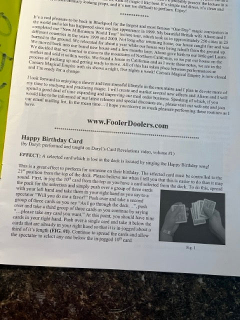 Fooler Doolers - Daryl - Signed
