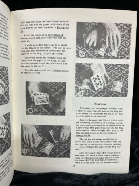 The Three Card Monte As Entertainment - Lewis Ganson