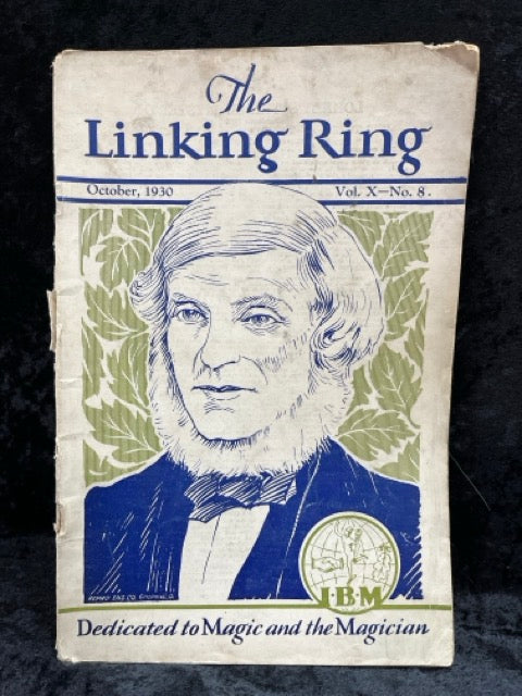 The Linking Ring (Signor Blitz cover) - I.B.M. (October 1930)