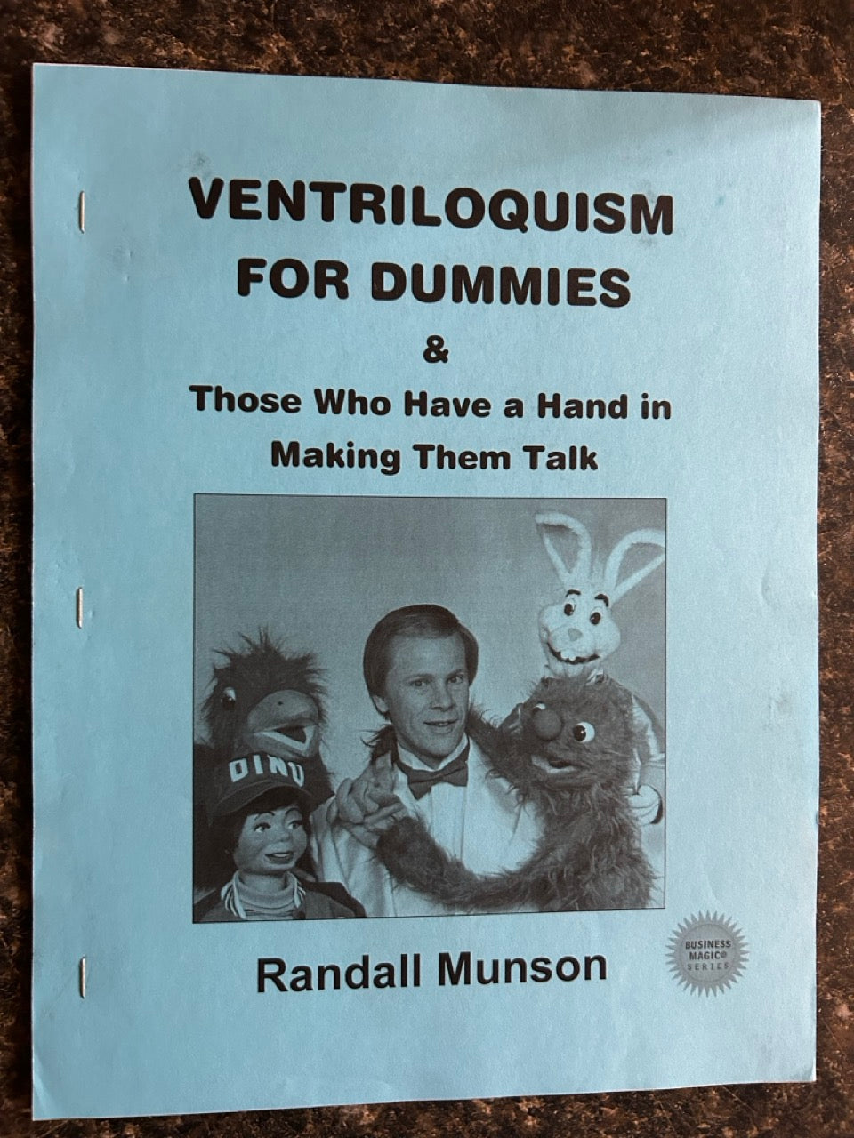 Ventriloquism for Dummies - Randall Munson