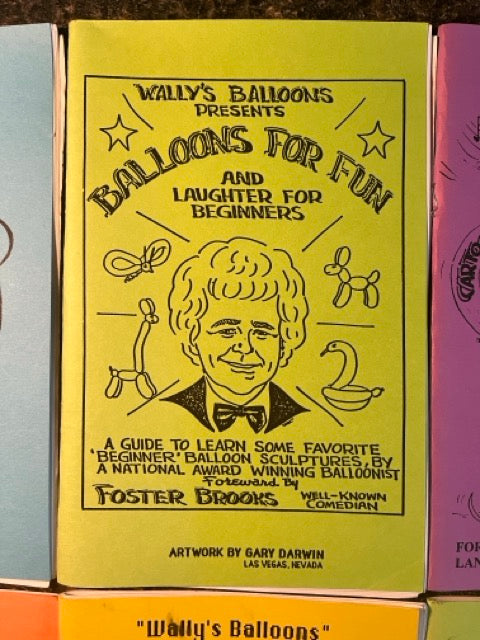 Balloon Book Lot #1 (6 Booklets) = Wally Leslie