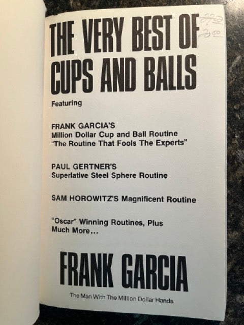 The Very Best of Cups and Balls - Frank Garcia