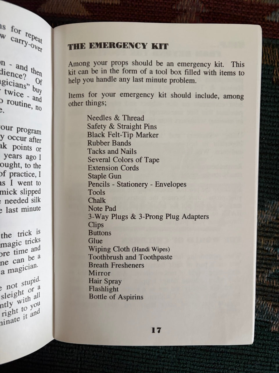 Magic...A Tricky Business (Showmanship & Business-ship) - Steve Varro