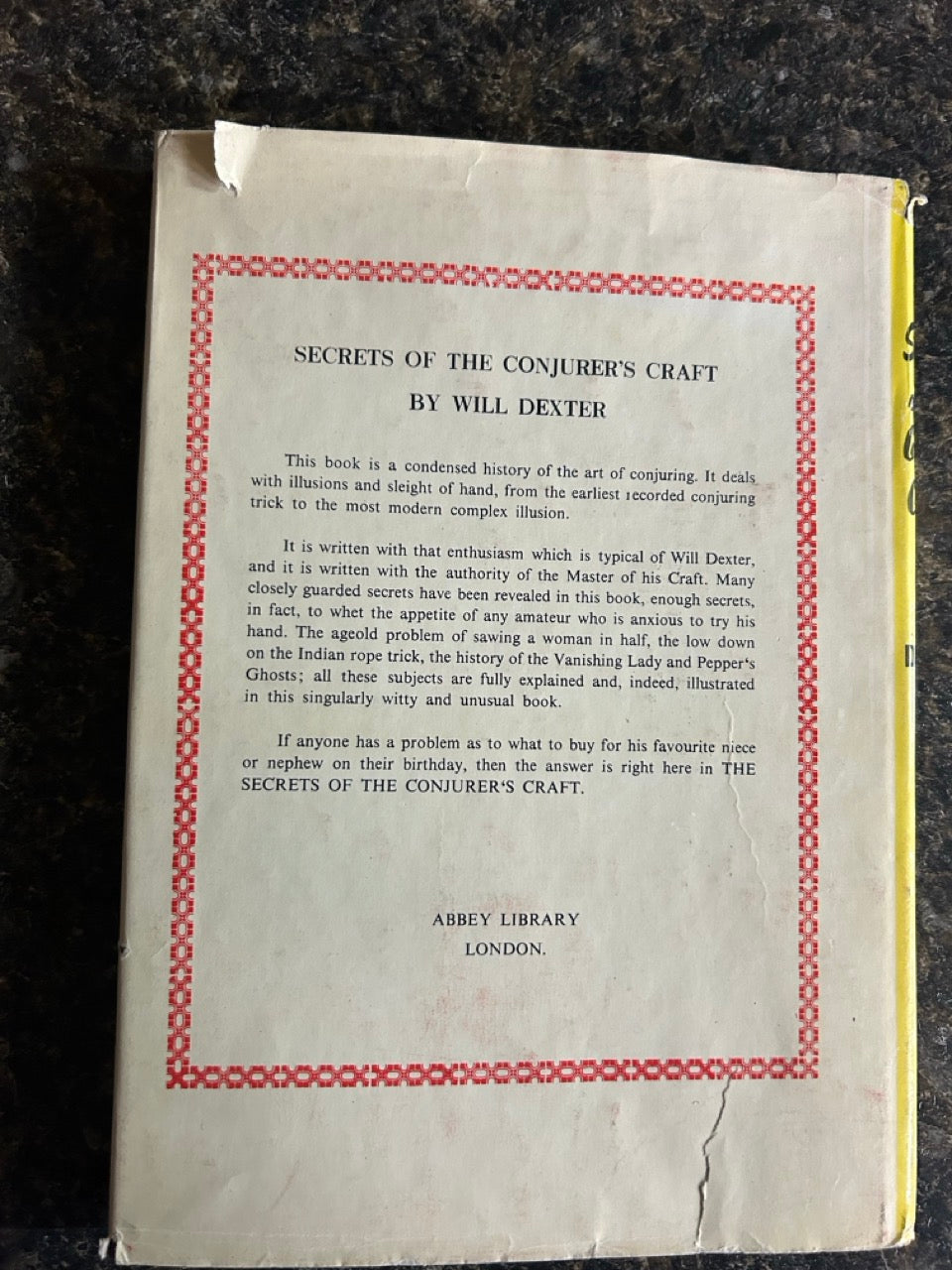 Secrets of the Conjurer's Craft - Will Dexter