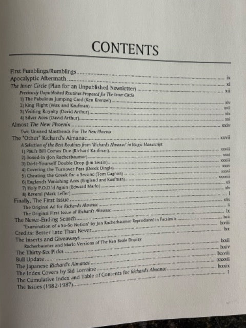 The Collected Almanac - Richard Kaufman