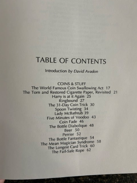 The Charlatan's Handbook - Sid Fleischman (Used copy)