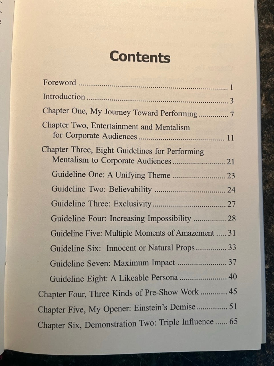 Mentalism Incorporated Vol. 1 - Chuck Hickok (1st edition)