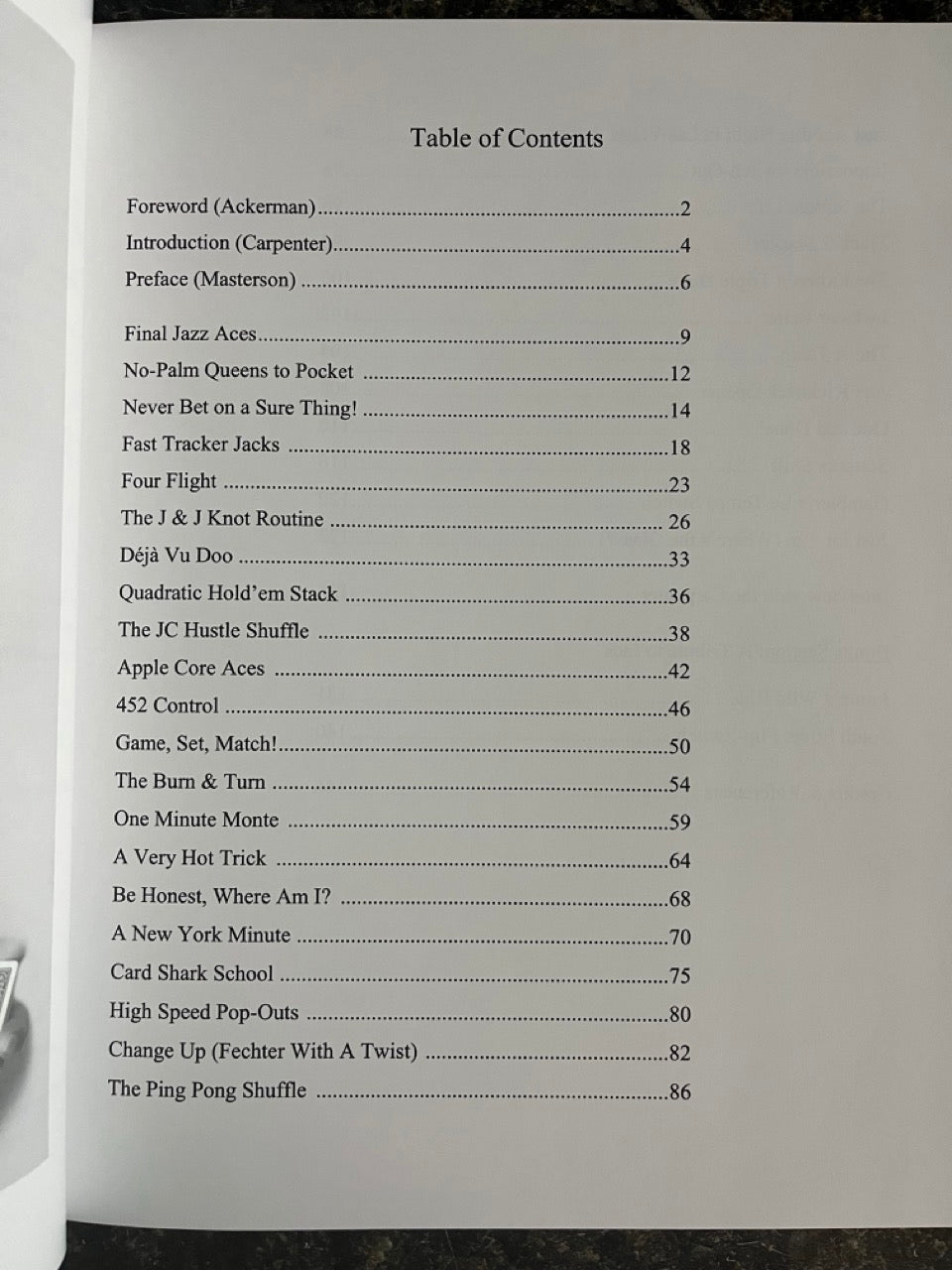 Carpenter's Conceptions - Jack Carpenter & Jamie Masterson