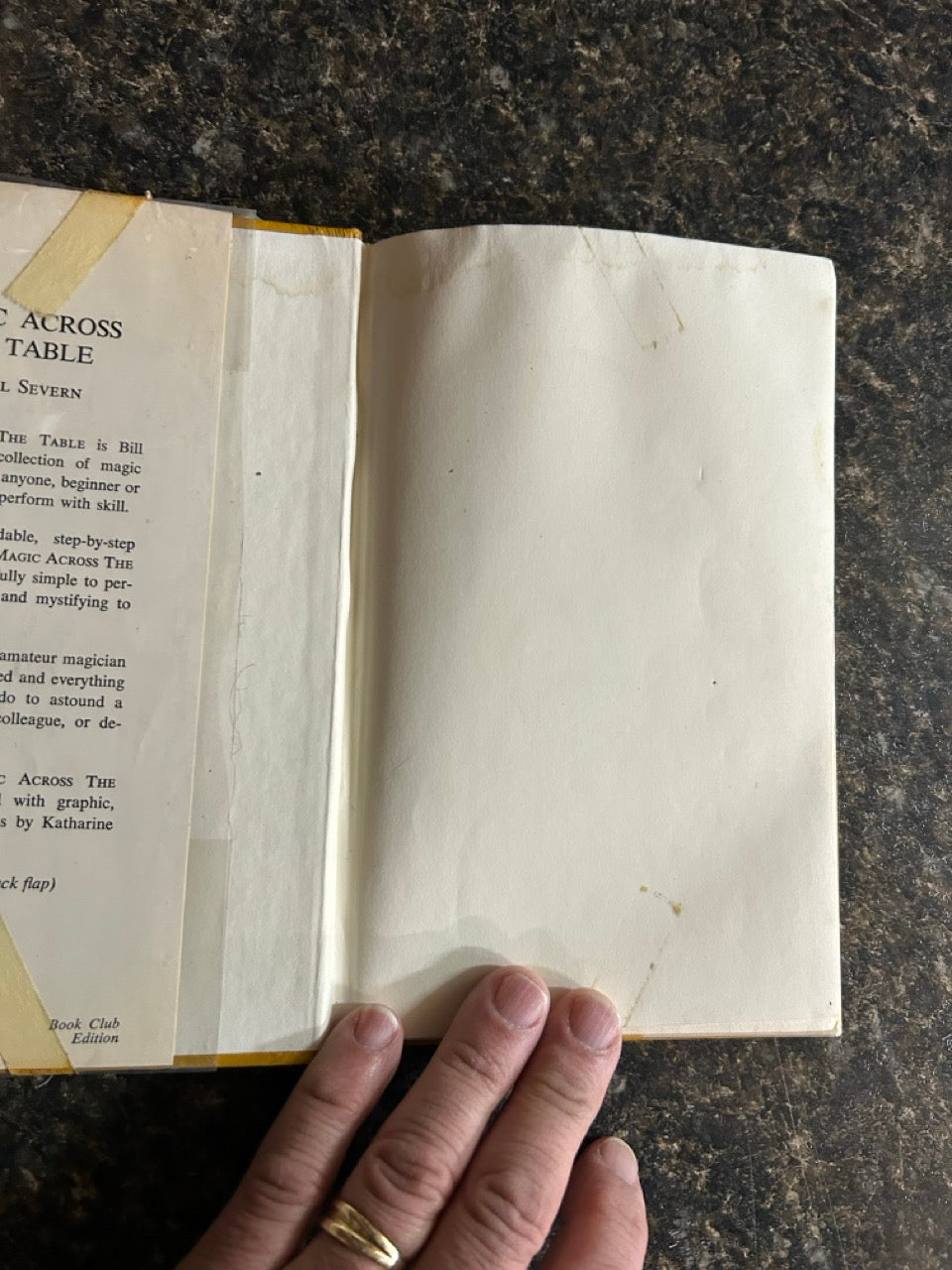 Magic Across The Table - Bill Severn