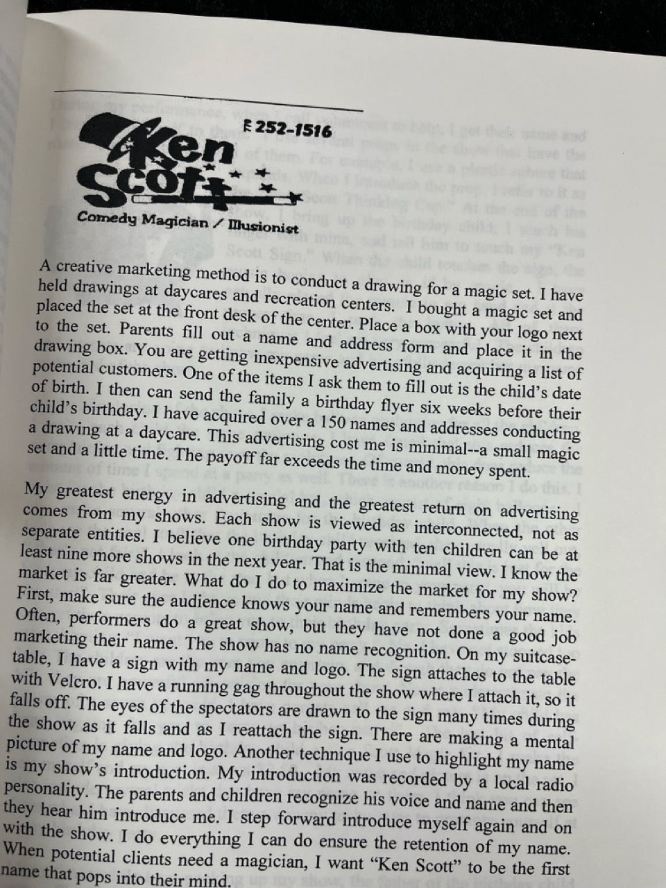 Ken Scott Presents Making The Birthday Party Dough