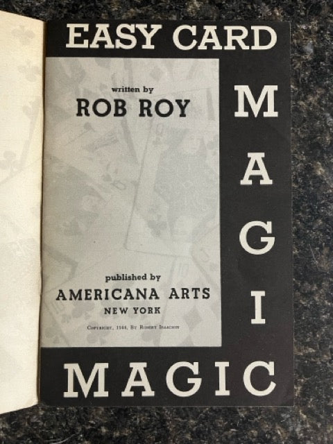 Easy Card Magic - Rob Roy