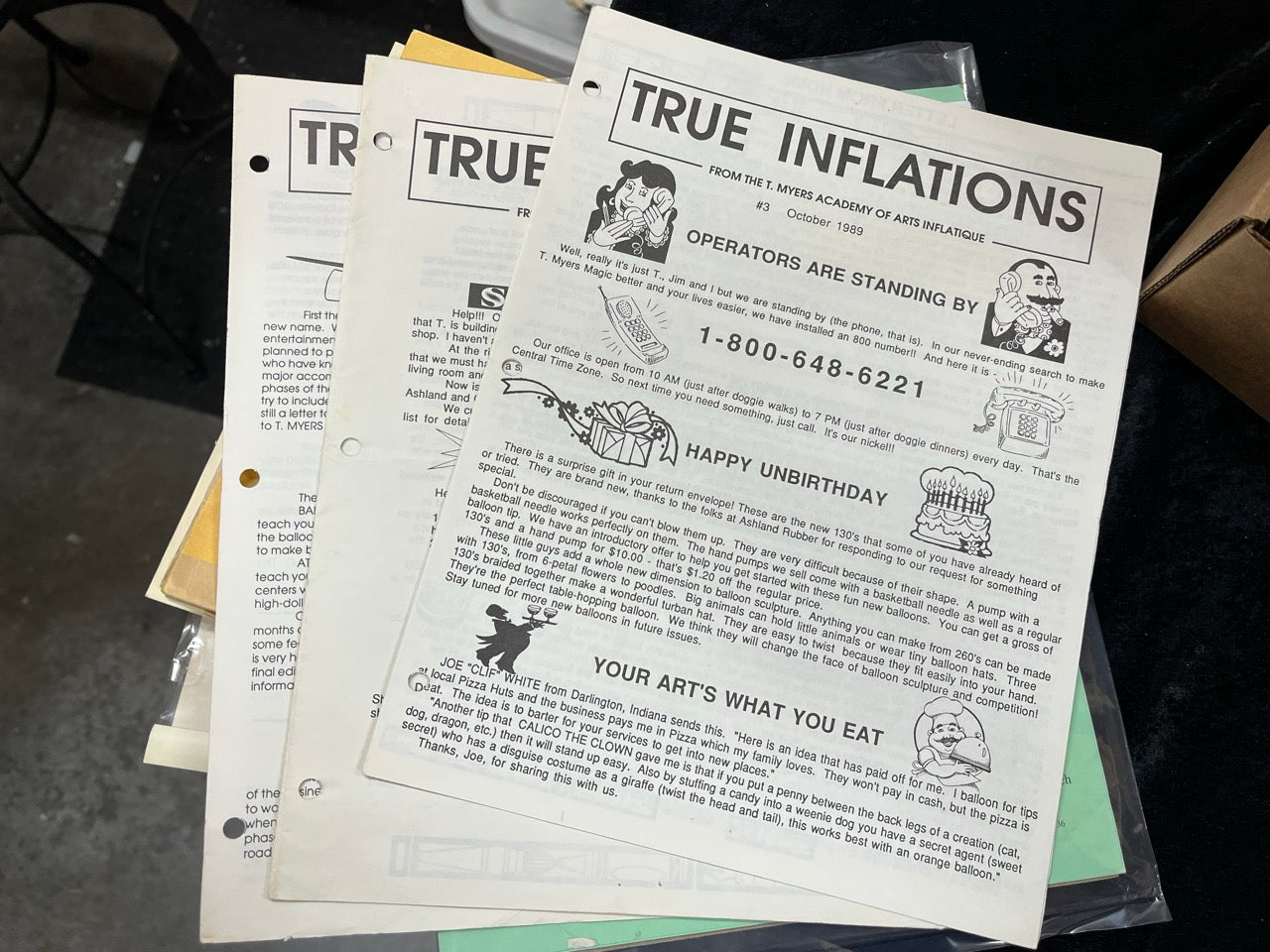 True Inflations Newsletter (25 issues) - T. Myers