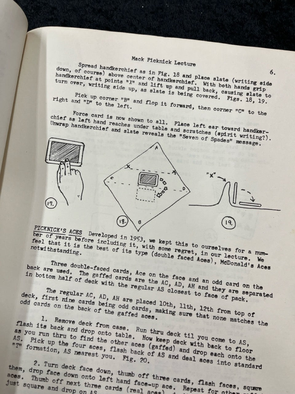 Mack Picknick Lecture Notes