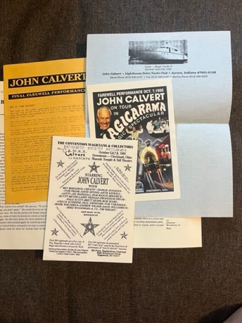 John Calvert, Magic & Adventures Around the World - William V Rauscher