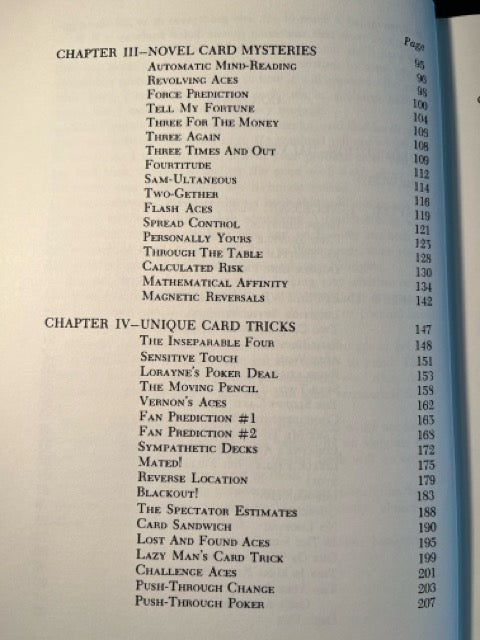 Close-Up Card Magic - Harry Lorayne