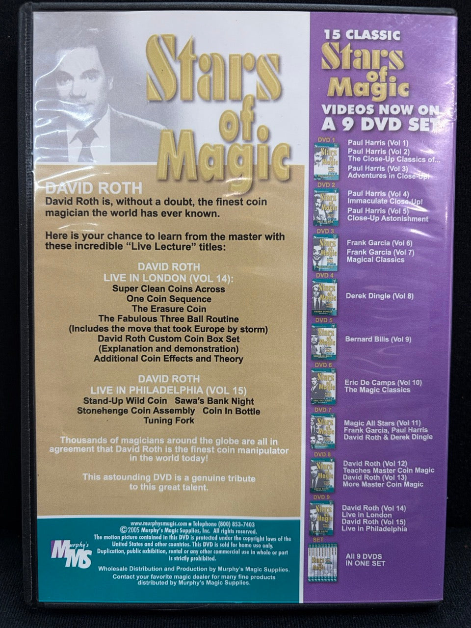 Stars of Magic #8, #9 (DVDs) - David Roth
