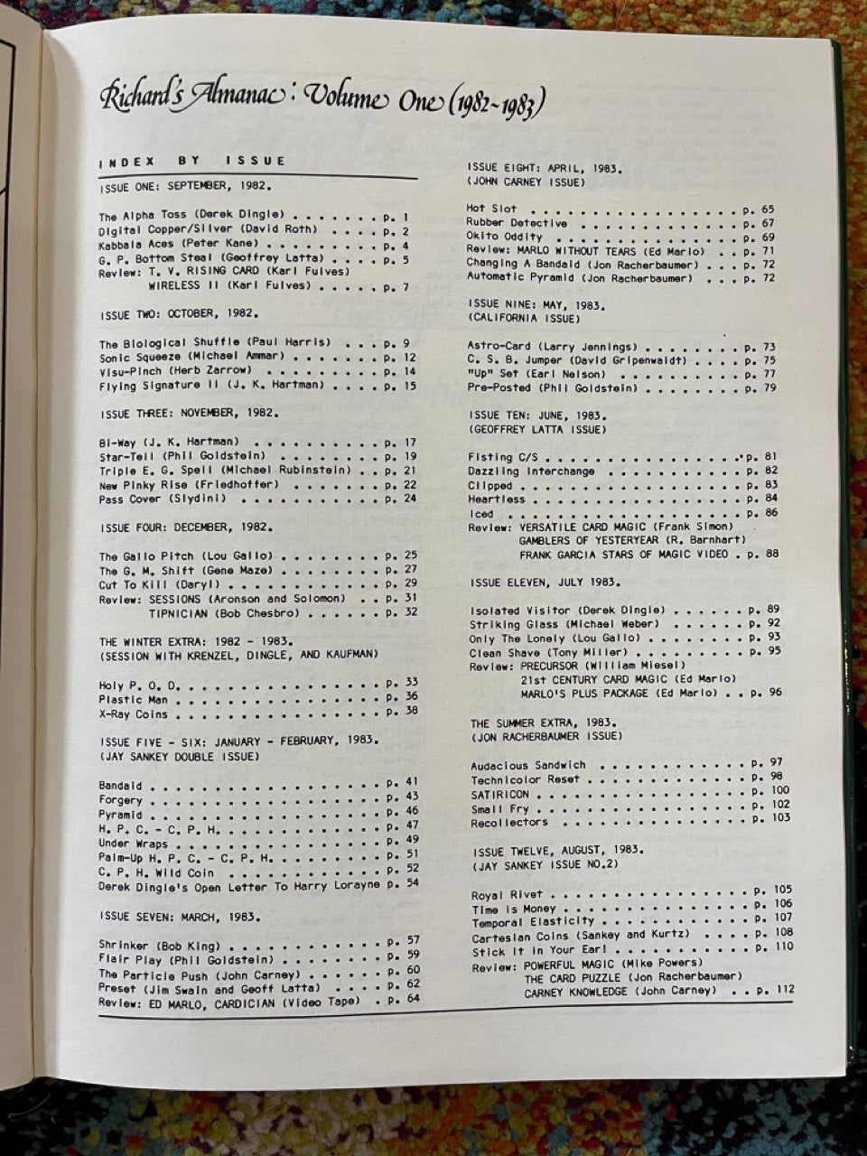 Richard's Almanac Vol. 1 - Richard Kaufman