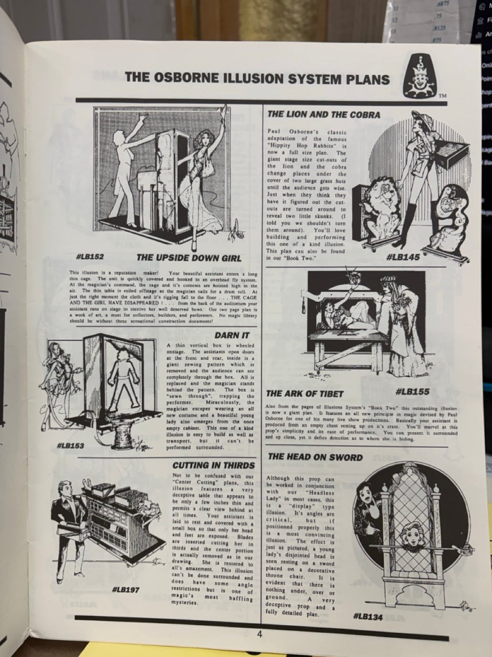 Paul Osborne Collection Illusion Guide Catalog