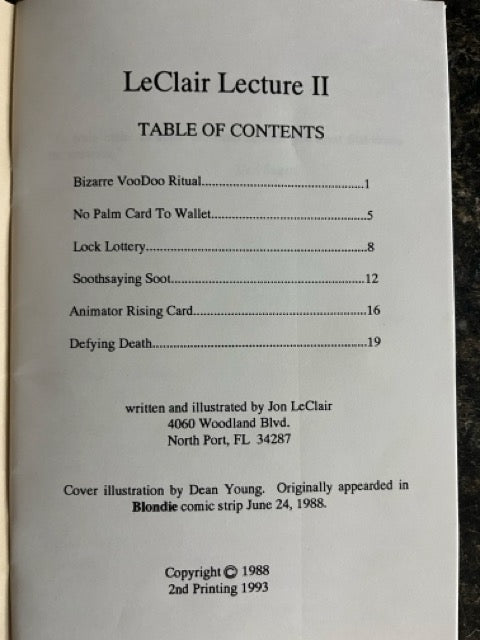 2 Jon LeClair booklets - Jon LeClair - SIGNED