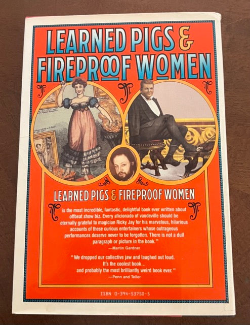 Learned Pigs & Fireproof Women - Ricky Jay (Hardcover, Used)