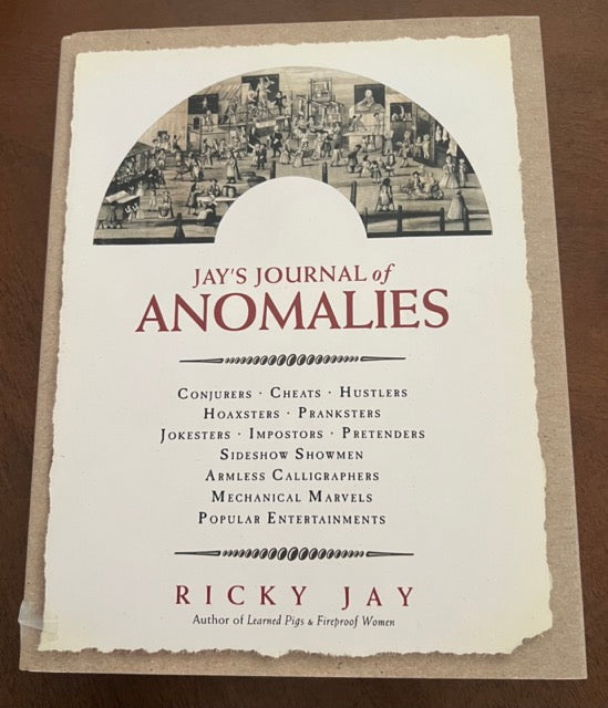 Jay's Journal of Anomalies - Ricky Jay (Hardcover)
