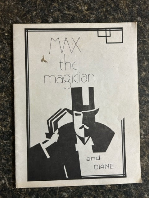 Max The Magician and Diane - Max Howard - SIGNED