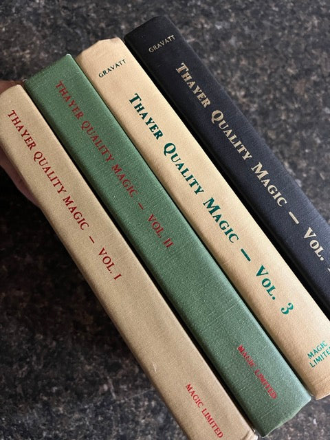 Thayer Quality Magic Catalog Instruction Sheets, Vols.1-4 - Glenn Gravatt