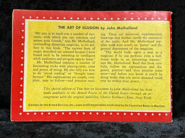 The Art of Illusion: Magic For Men To Do - John Mulholland (Armed Services Edition)